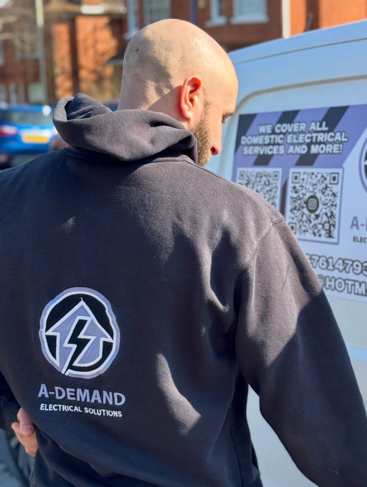 A-Demand Electrical Solutions branded workwear